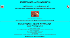 Desktop Screenshot of gramophones.info